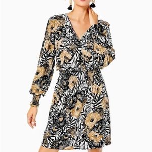 NWT Lilly Pulitzer Talley dress, black & white, size M